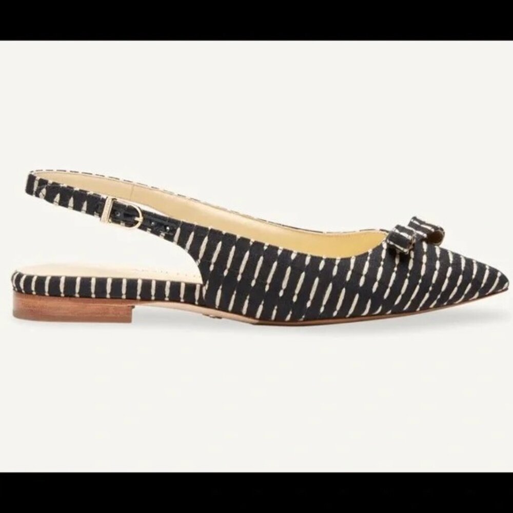 Sarah Flint Natalie Sling in Black Stitch NEW - Size 41 (10) - Picture 3 of 4